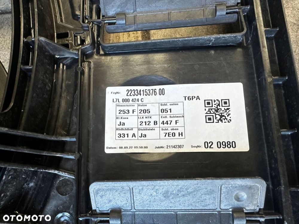 WENTYLATOR 600W VW TRANSPORTER CARAVELLE T6 7LA121205 7LA959455 - 5