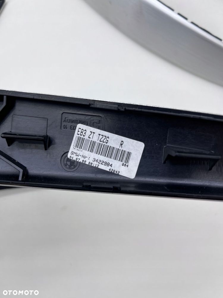 BMW X3 E83 LISTWY DEKORY KOMPLET EUROPA 3422984 3411706 3416025 - 15