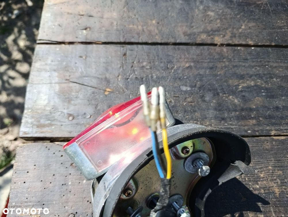 Lampa tył Yamaha Virago 535 klosz tylny osłona chrom wszystkie części - 7