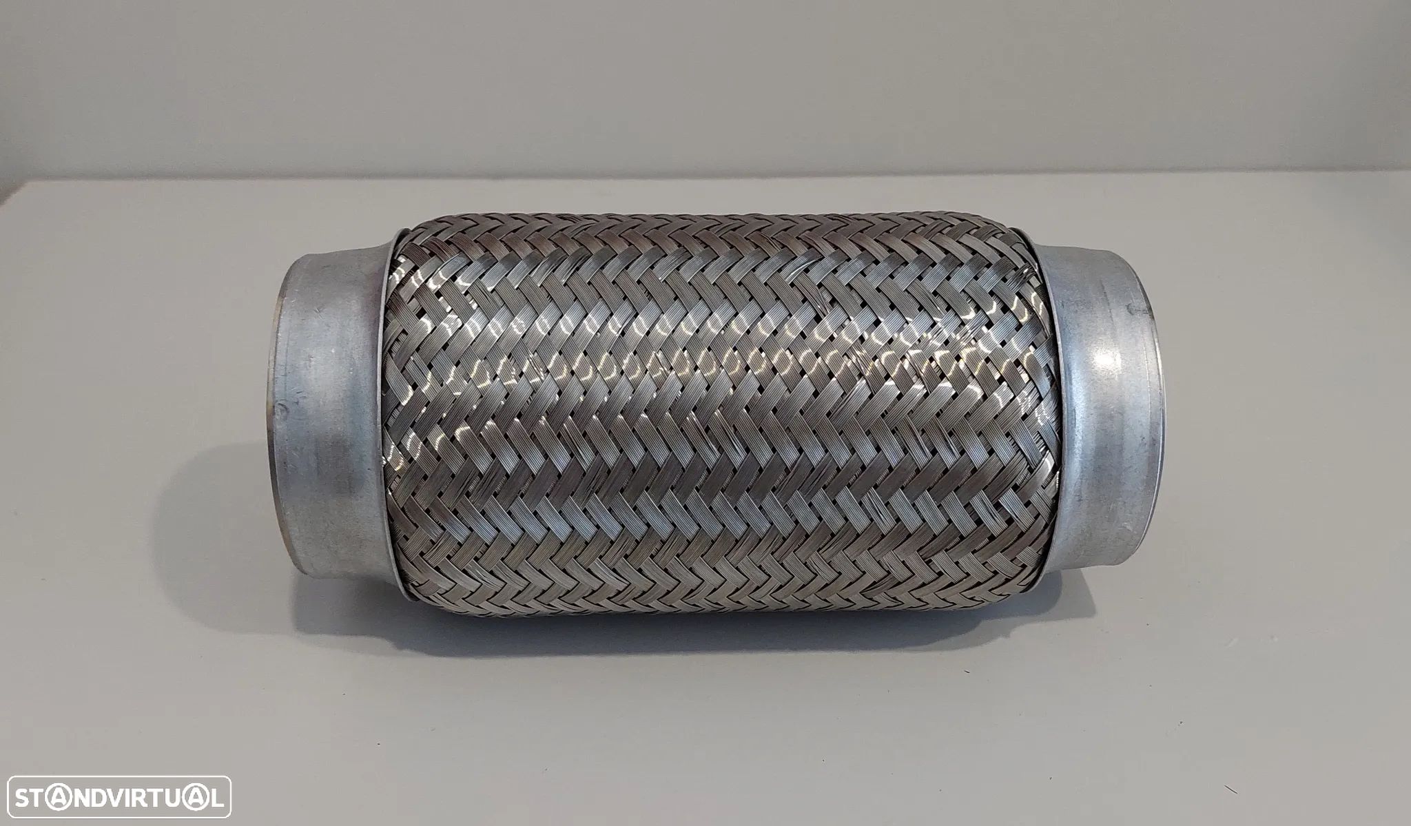 76mm - Flexível Inox Reforçado Escapes Universal (203mm comprimento) - 1