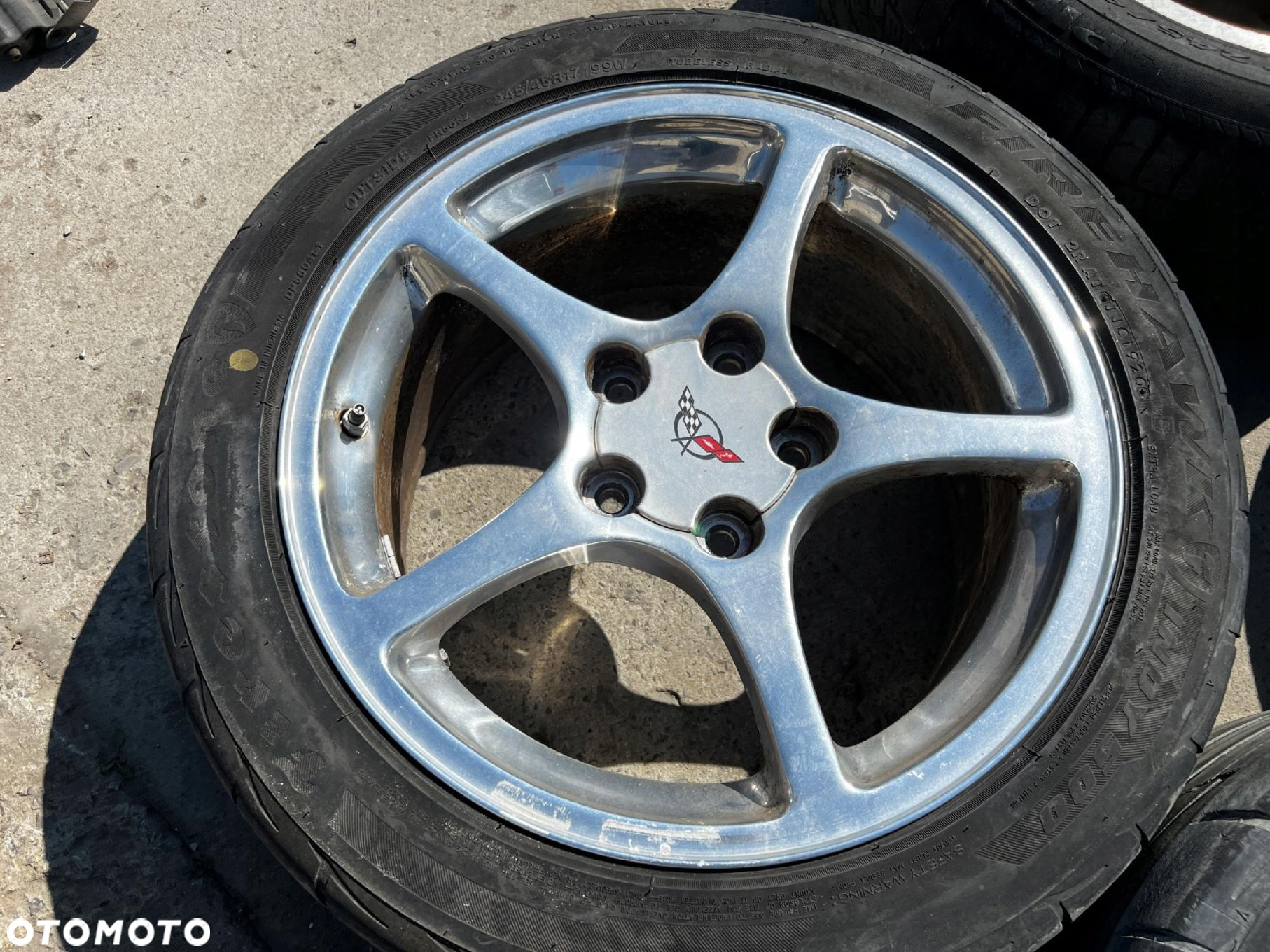 KOŁA FELGI OPONY LETNIE CHEVROLET CORVETTE C5 97-04 245/45 R17 275/40 R18 - 4
