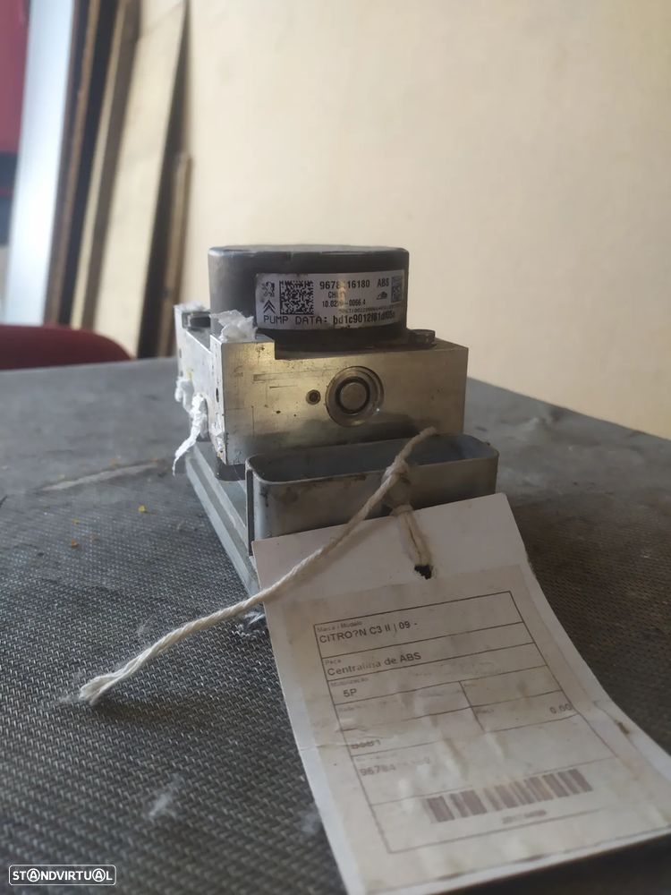 CENTRALINA DE ABS CITROEN C3 II / 9678416180