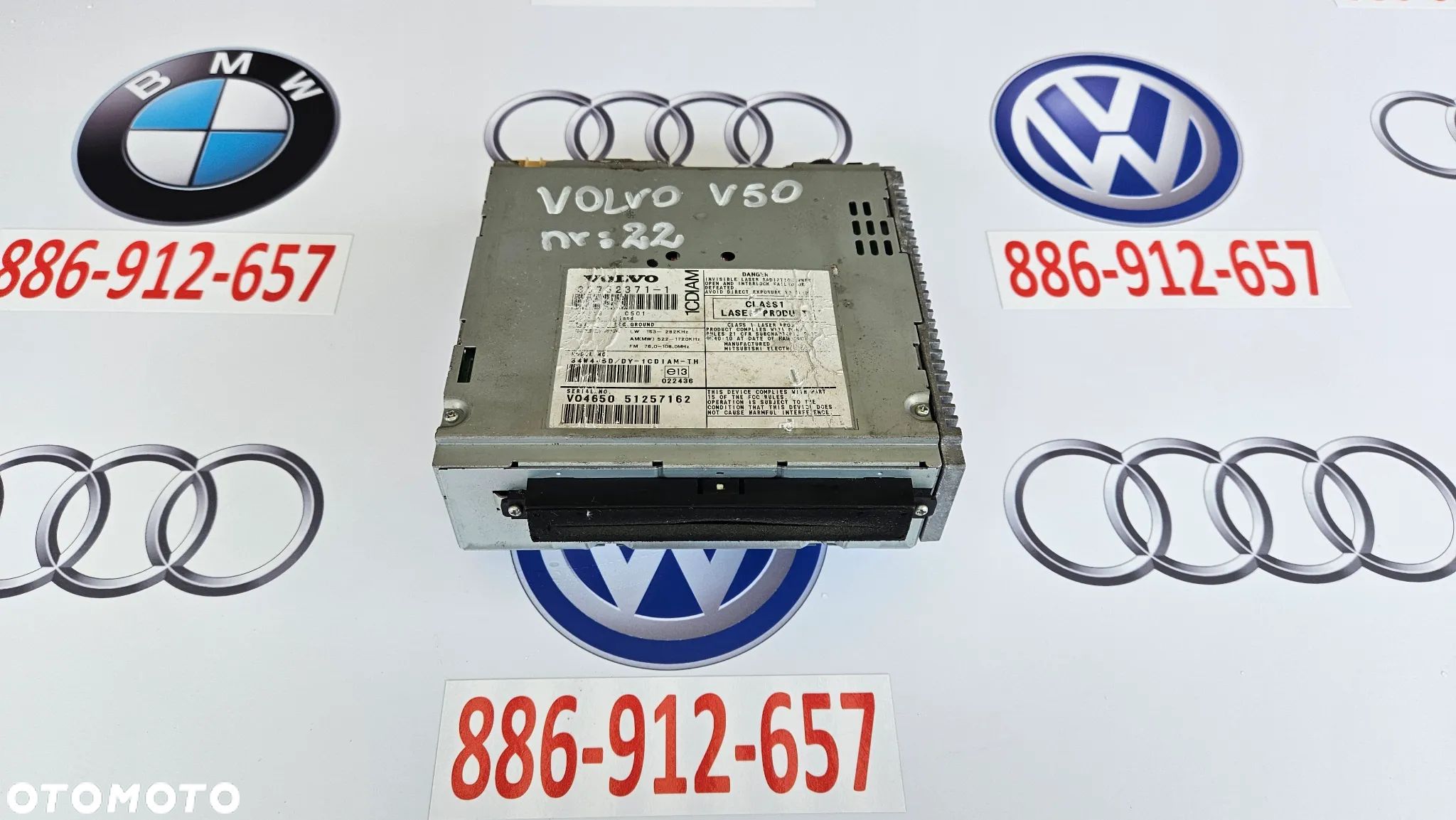 VOLVO V50 Radio Wzmacniacz Czytnik CD 30752371-1 - 1