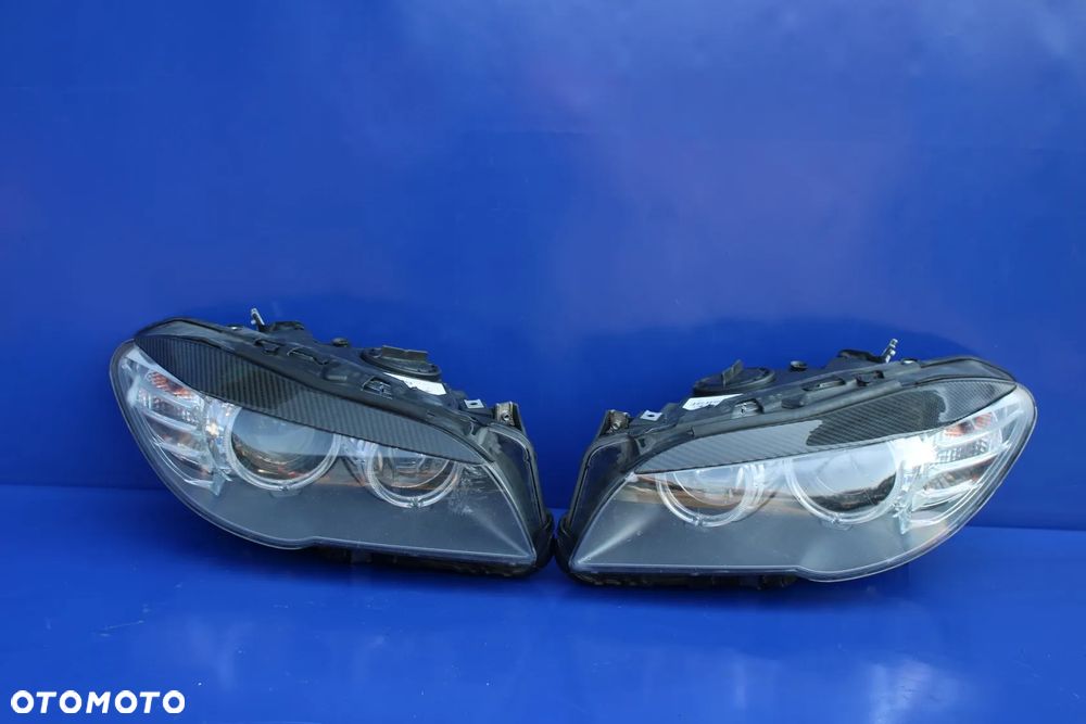 Komplet 2 x Reflektor prawy+lewy reflektory lampy lampa lewa prawa kpl BMW F10 F11 wersja angielska - 1