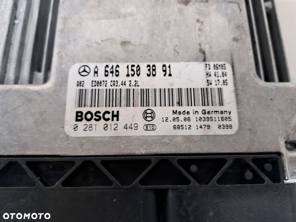 MERCEDES A6461503891 KOMPUTER  STEROWNIK  SILNIKA - 2