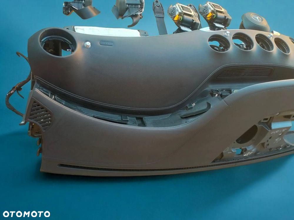 MERCEDES W217 COUPE CABRIO KONSOLA DESKA AIRBAG PAS PASY KOMPLET - 10