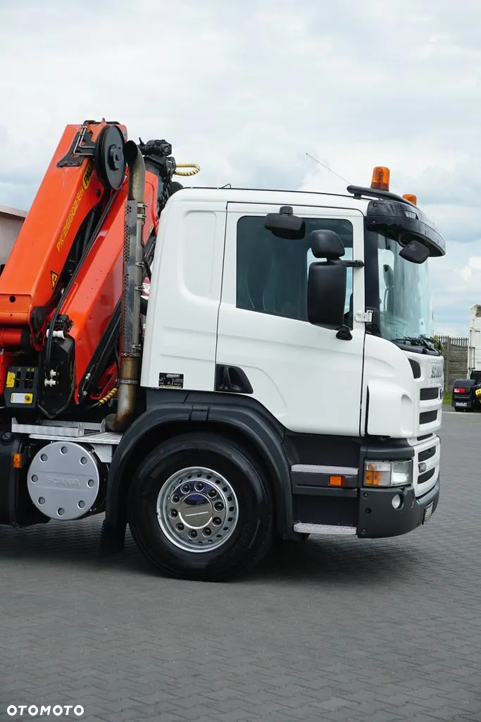 Scania / P 420  / 8 X 4 / TRIDEM / SKRZYNIOWY + HDS / PALFINGER PK 26002 /  WYS. 12 M / DŁ. 8 M - 38