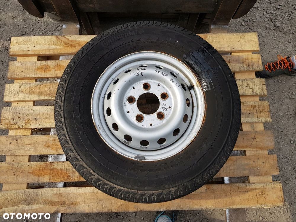 KOŁO ZAPASOWE FELGA 2D0601027E VOLKSWAGEN LT 6,0J x 15 5X130 ET 75 - 1