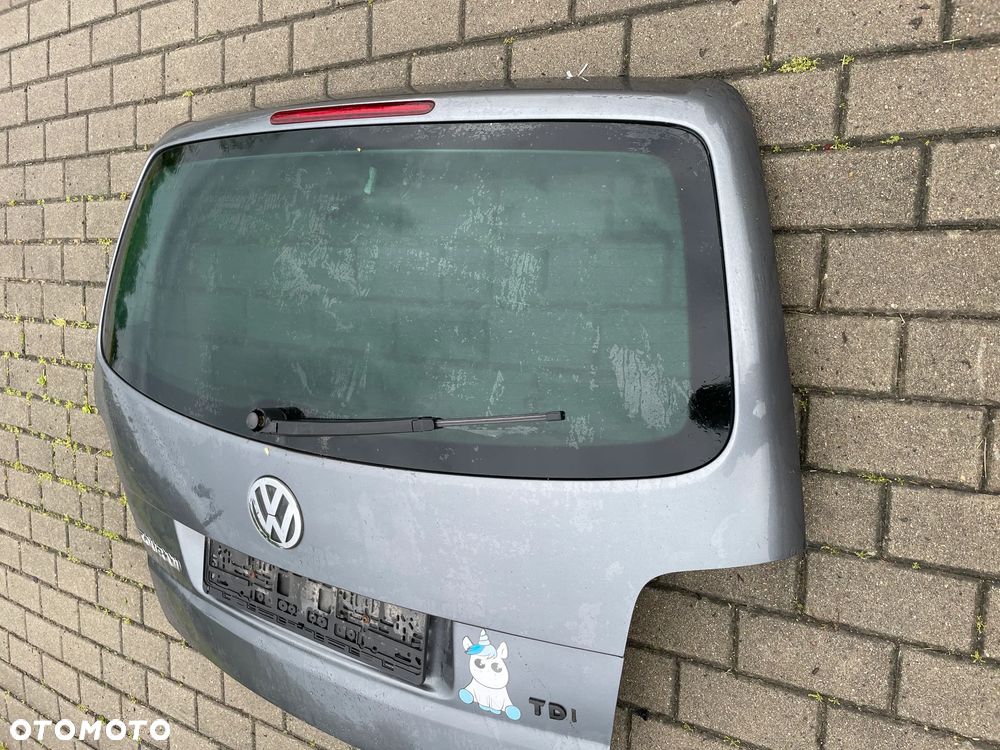 VW Touran CADDY 03- 2K 1T klapa kompletna TYŁ tylna bez rdzy LD7X LB9A - 2