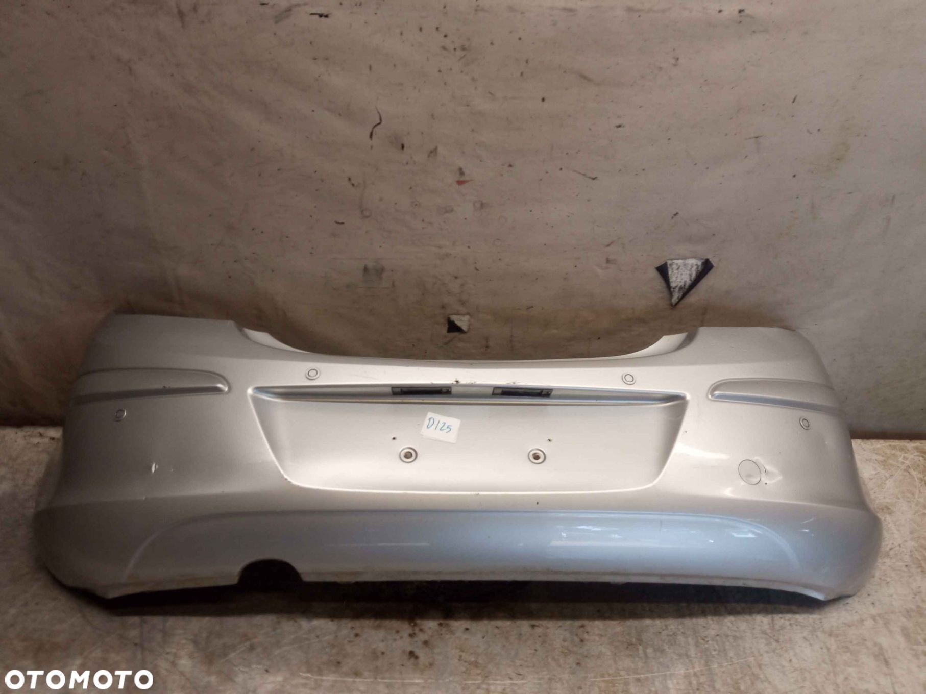 ^ ZDERZAK TYŁ TYLNY OPEL CORSA D Z157 Z176 SREBRNY PDC CZUJNIKI - 1