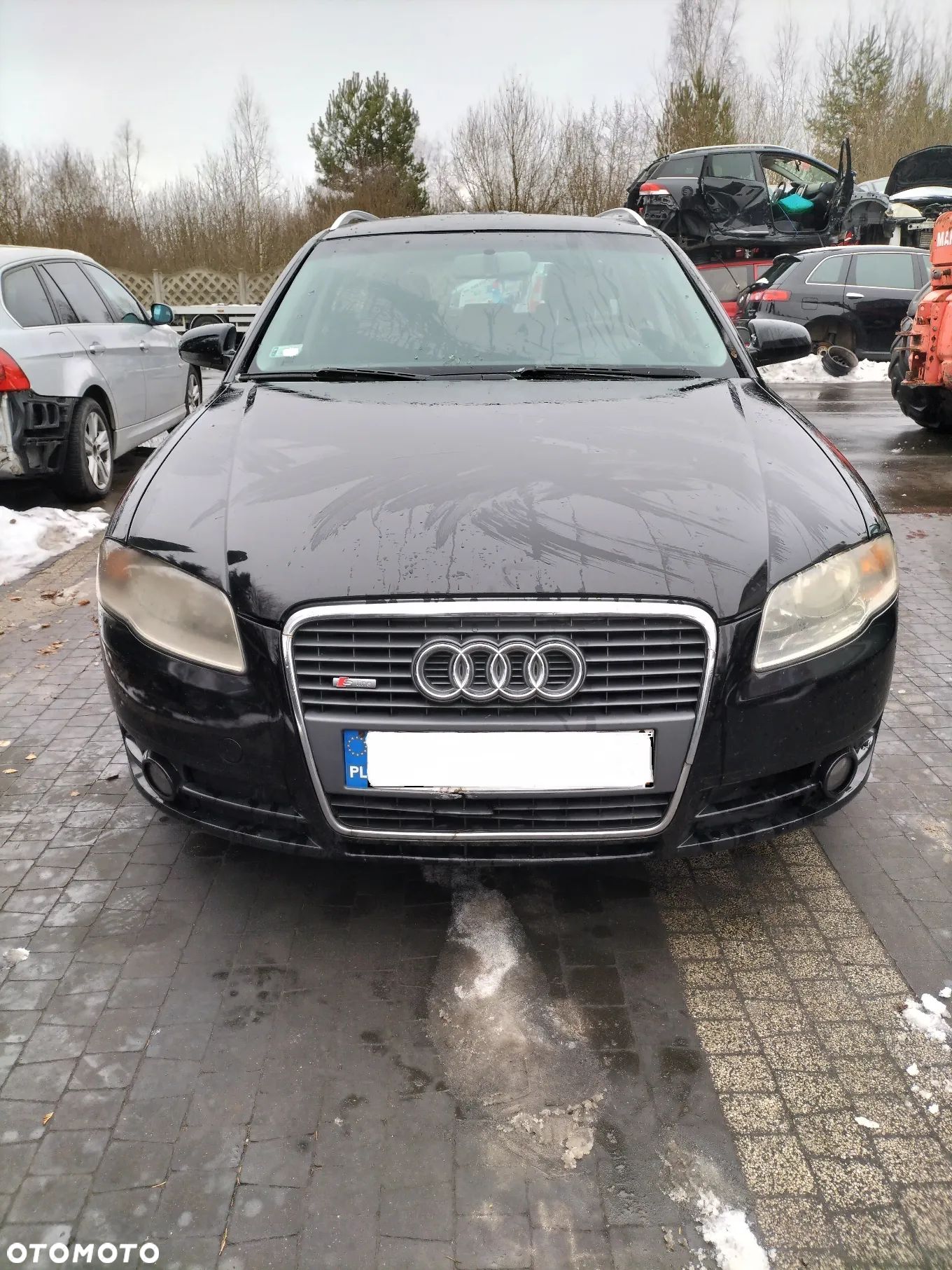 KOMPLETNY PRZÓD AUDI A4 B7 2.0 TDI 140 KM BLB KOMBI S-LINE 04-07r KOD LAK. LY9B - 1