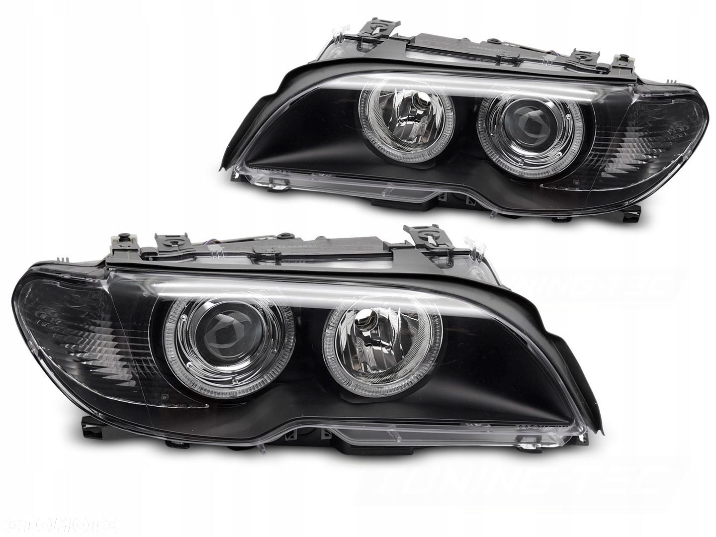 Reflektory Lampy kpl Ringi Angel Eyes Tuning Xenon Bmw 3 E46 Lift FL Coupe - 1