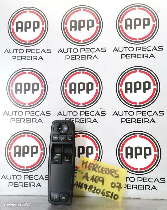 Módulo botões vidros eléctricos Mercedes A169 de 2008, referencia A1698206510. - 1