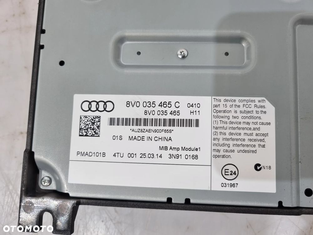 AUDI A3 8V WZMACNIACZ AUDIO BANG&OLUFSEN 8V0035465C - 4