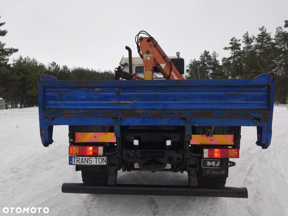 MAN 18-224 4x4 hds Atlas 80.1 7,2m balony do energetyki 7 miejsc - 8