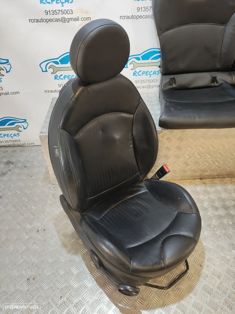 BANCOS PELE AIRBAG MINI COOPER S R56 R55 CLUBMAN R57 CABRIO COOPER D MINI ONE D - 6