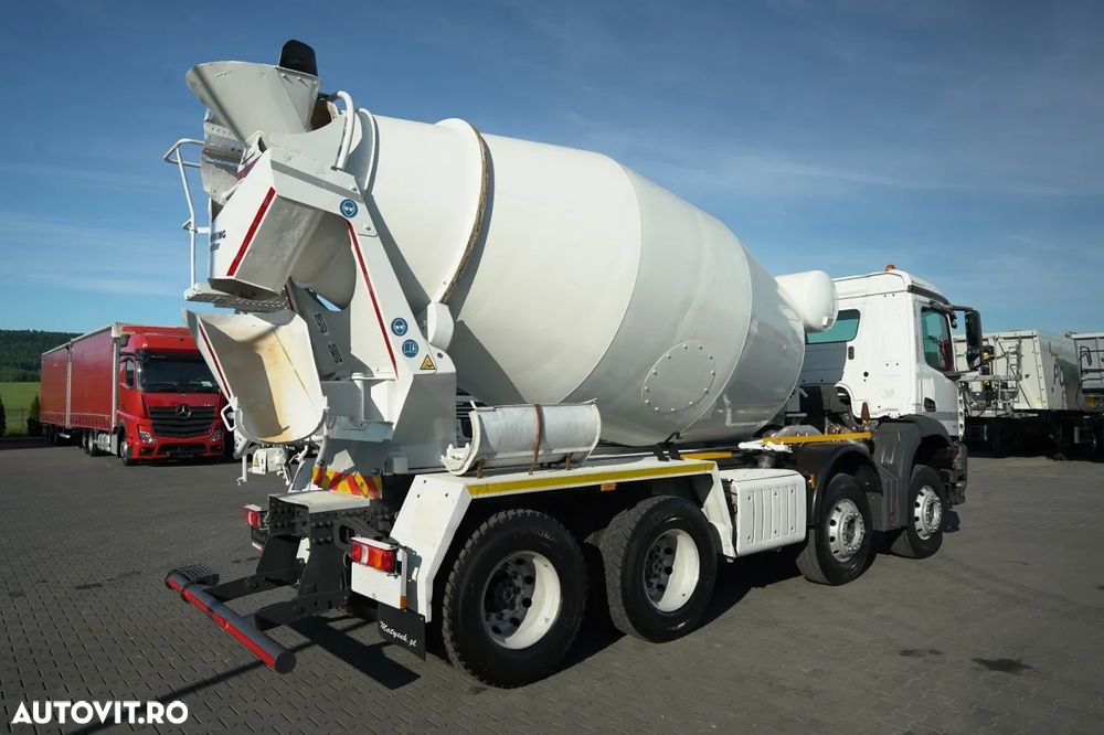 Mercedes-Benz AROCS 3240 / 9M3 BETONIERĂ / 8x4 / BETONIERĂ / AUTOMATĂ / CAMERĂ / - 7