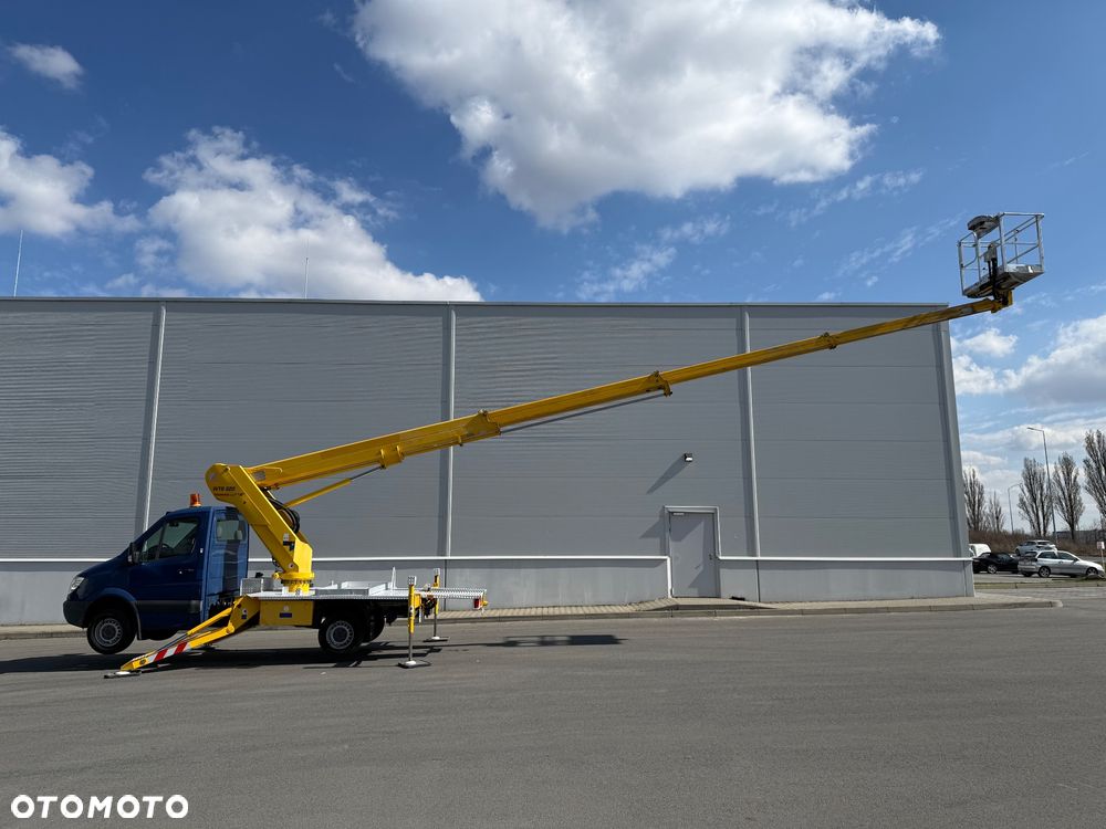 Mercedes-Benz Podnośnik Koszowy Wumag WTB 220 22 metry 14 w Bok Pilot UDT Palfinger zwyżka jak Gsr Ruthmann Multitel - 12