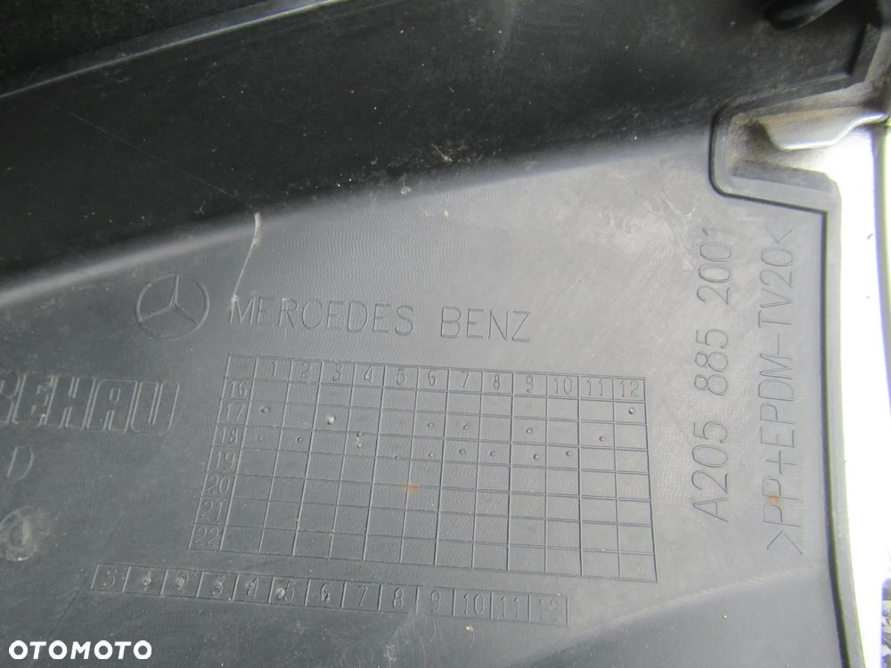 ZDERZAK PRZEDNI PRZÓD MERCEDES C-KLASA W205 LIFT 2018-2021 A2058851101 - 28