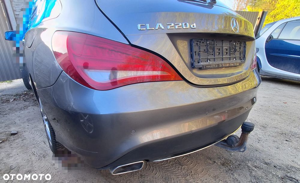 MERCEDES CLA KOMPLETNY TYŁ KOMBI W KOLOR 787 KLAPA ZDERZAK LAMPY LED STAN W KOLOR DO MONTAŻU 2016 ROK - 13