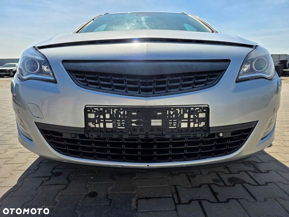 OPEL ASTRA J IV ZDERZAK PRZEDNI KOMPLETNY SPRYSKI POD XENON GRILL PDC Z176 - 1