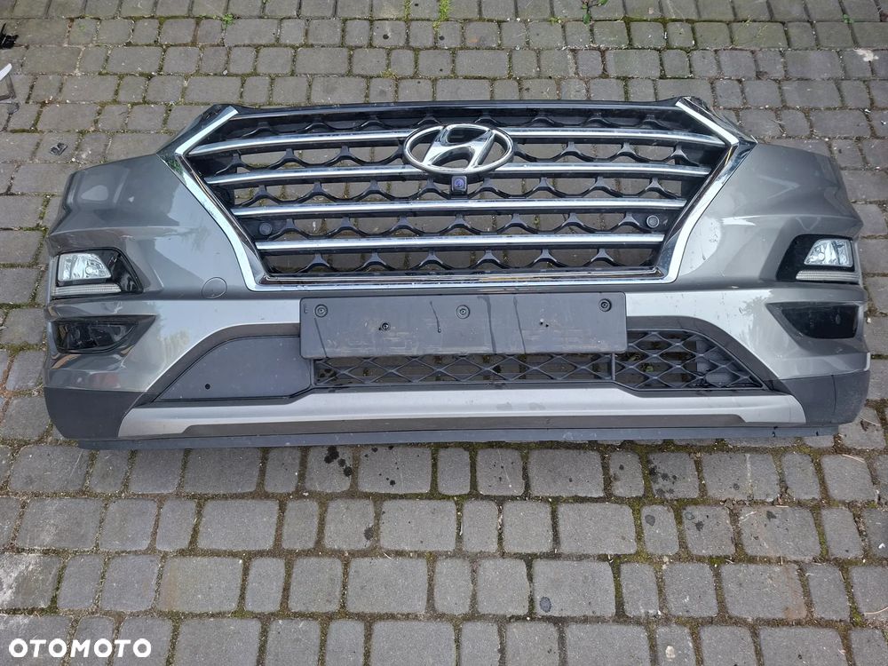 HYUNDAI TUCSON III 3 LIFT 18- ZDERZAK PRZÓD PRZEDNI Kompletny czarny biały siwy szary pae pyw x5r - 14