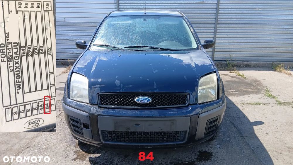 Tylko Części Ford Fusion MK1 I FL 1.4 TDCI F6JB 68KM 50kW 05r–12r LAKIER 84 - 1