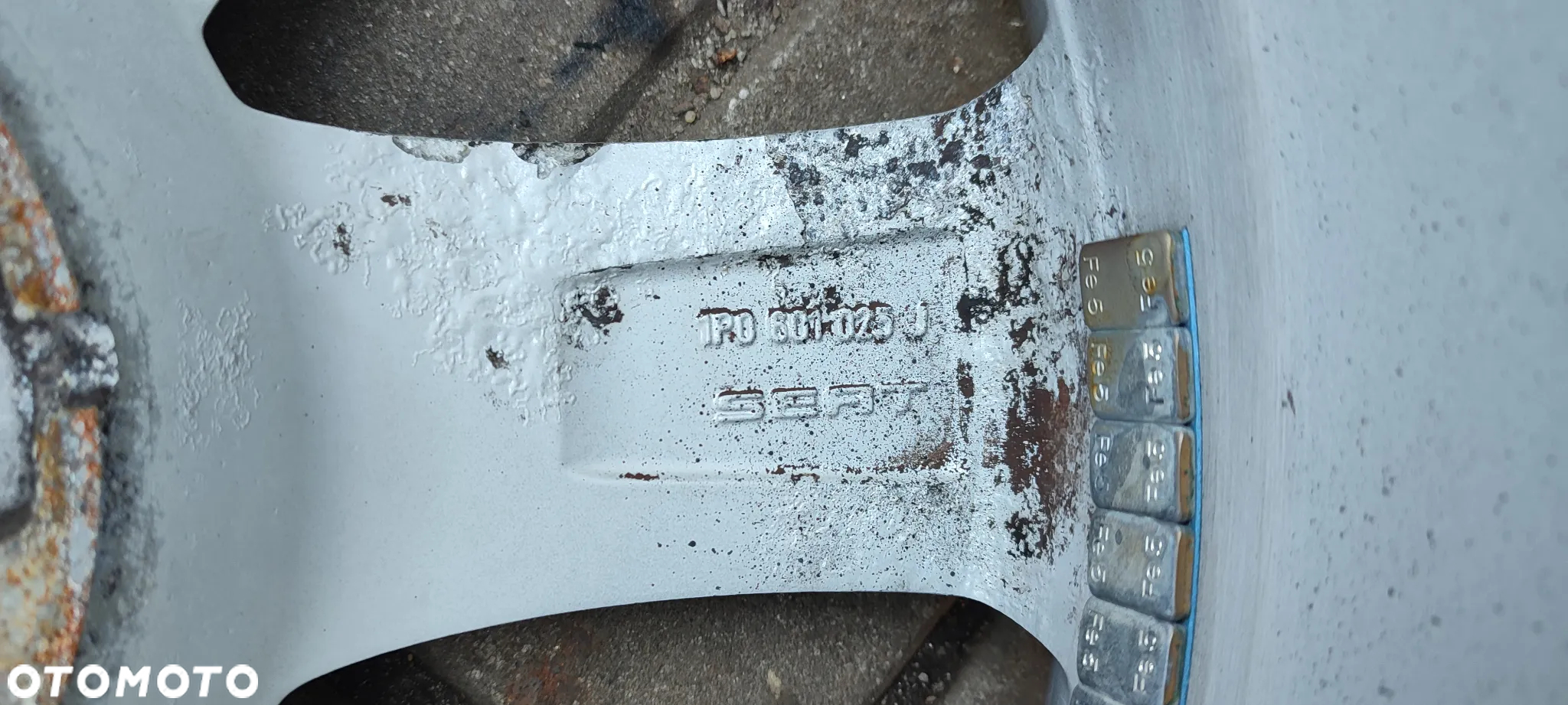 1P0601025J FELGI ALUMINIOWE 5x112 7Jx17 CALI ET 54 SEAT ALTEA TOLEDO ALHAMBRA VW AUDI SKODA 4 SZTUKI KOMPLET - 6
