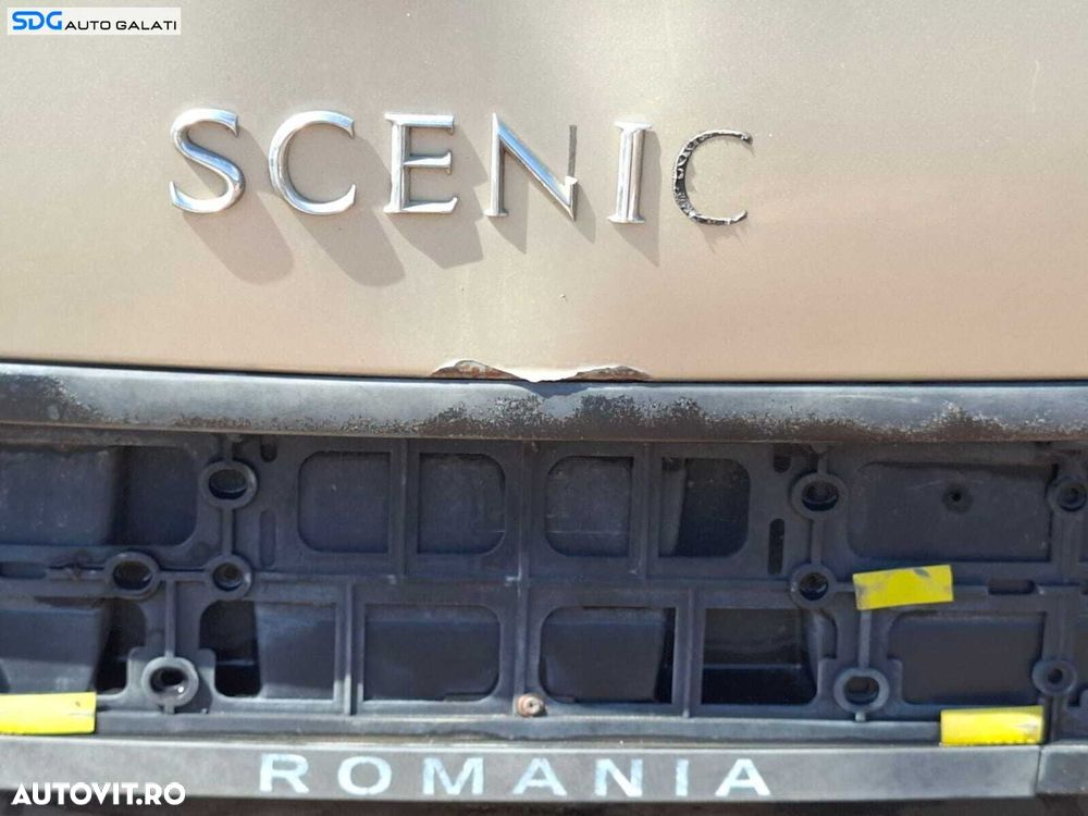 Haion Hayon Portbagaj Dezechipat cu Luneta Geam Sticla Renault Scenic 2 2003 - 2009 (Mici Defecte Ondulatii) [LC0625] - 3