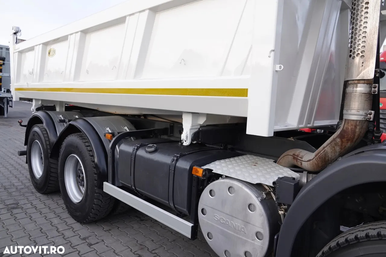 Scania P 340 / 6x4 / BASCULANTE / HYDROBURTA / BORDMATIC / MEILLER KIPER / MANUAL / 2010 - 20