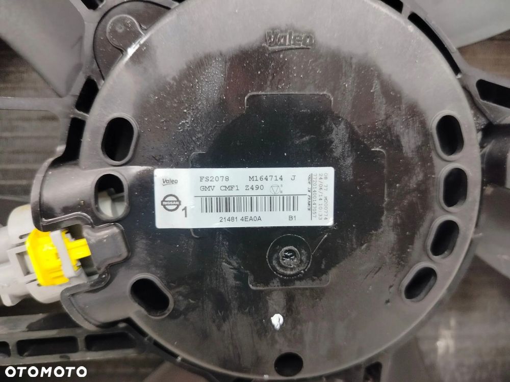 NISSAN QASHQAI J11 13R- KOMPLET CHŁODNIC WENTYLATOR 1.2 DIG-T - 10