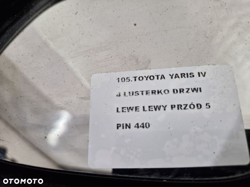 toyota yaris 4 iv lusterko drzwi lewe 5 pin - 11