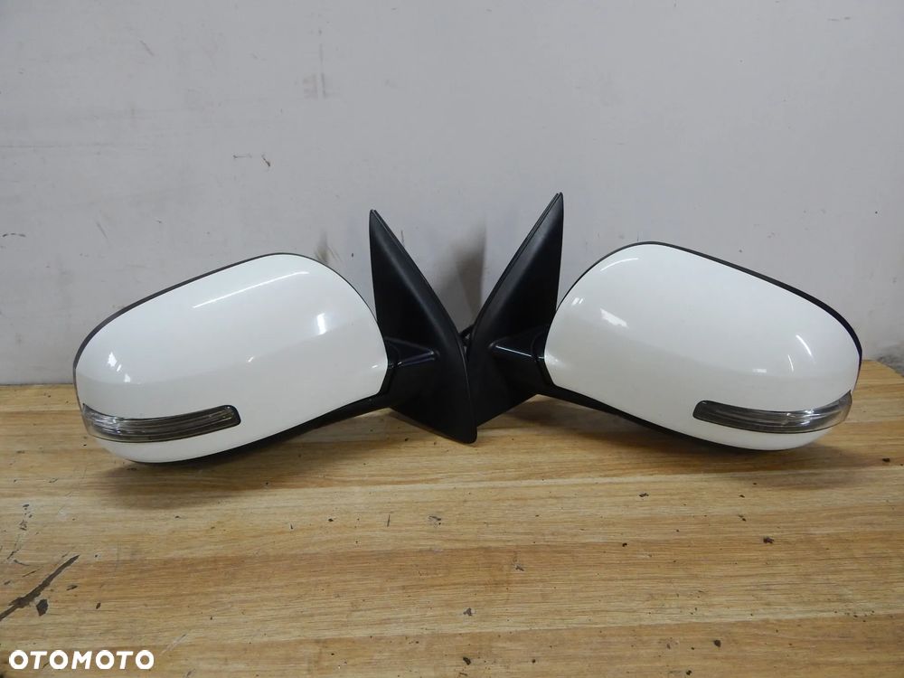 Lusterko prawe zewnętrzne Mitsubishi ASX I 10-18 Lift biały W37 9 pin  Łuków części - 2