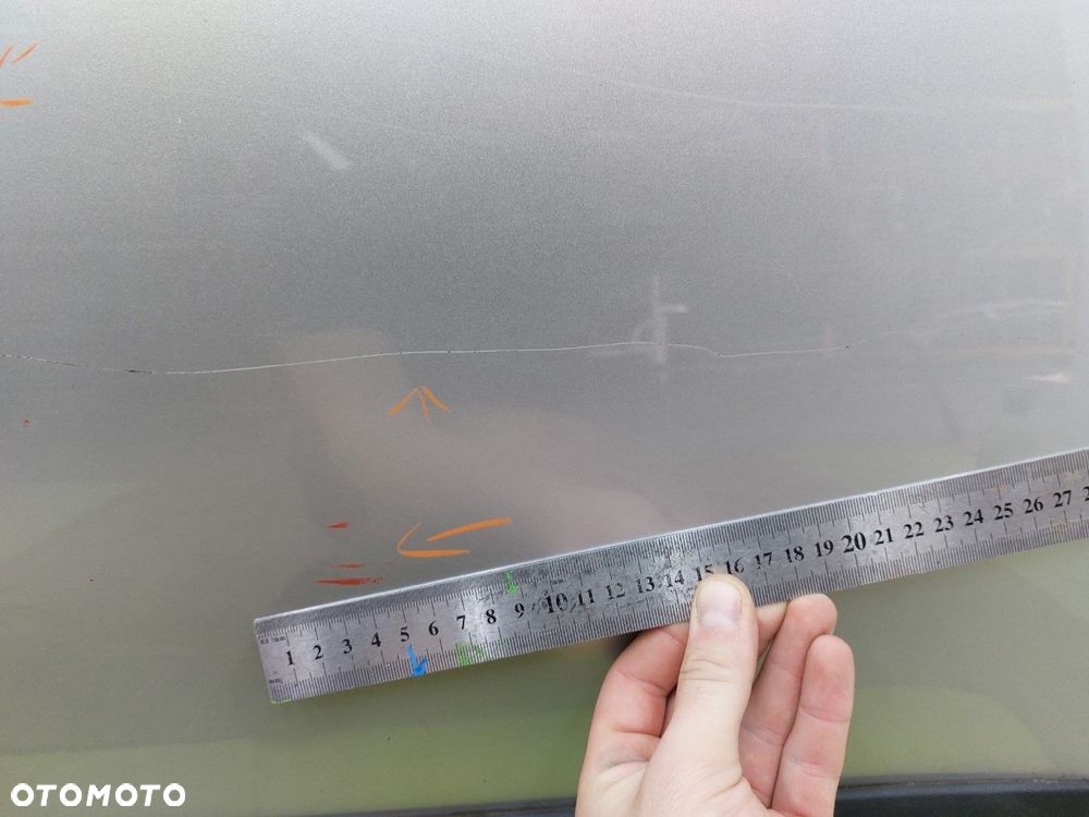 Drzwi tylne lewe tył SKODA FABIA II 2 LIFT 2010-2014 KOMBI LA7W SREBRNE - 9