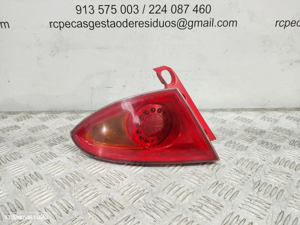 Conjunto Farolins Led Tras Traseiro Direito Esquerdo Seat Leon 1P Fase 1 5 Portas - 6