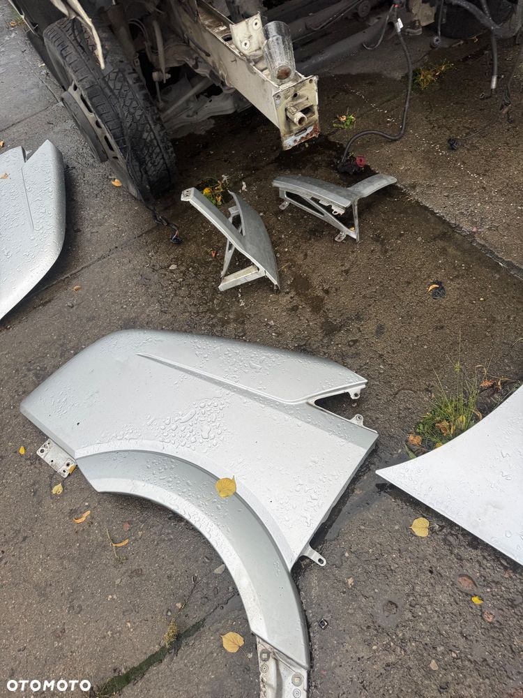 Volkswagen Crafter drzwi boczne tylnie niskie boczne prawe lewe z szybą srebrne srebrny - 4