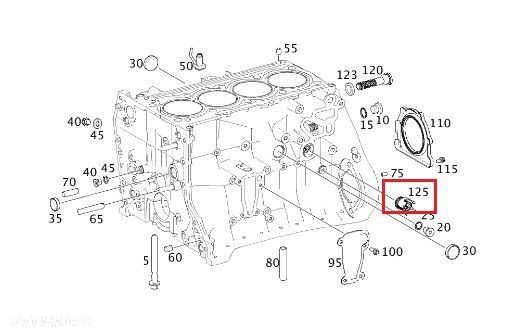 MERCEDES OM271 Zawor przeciwzwrotny ORYGINAL - 3