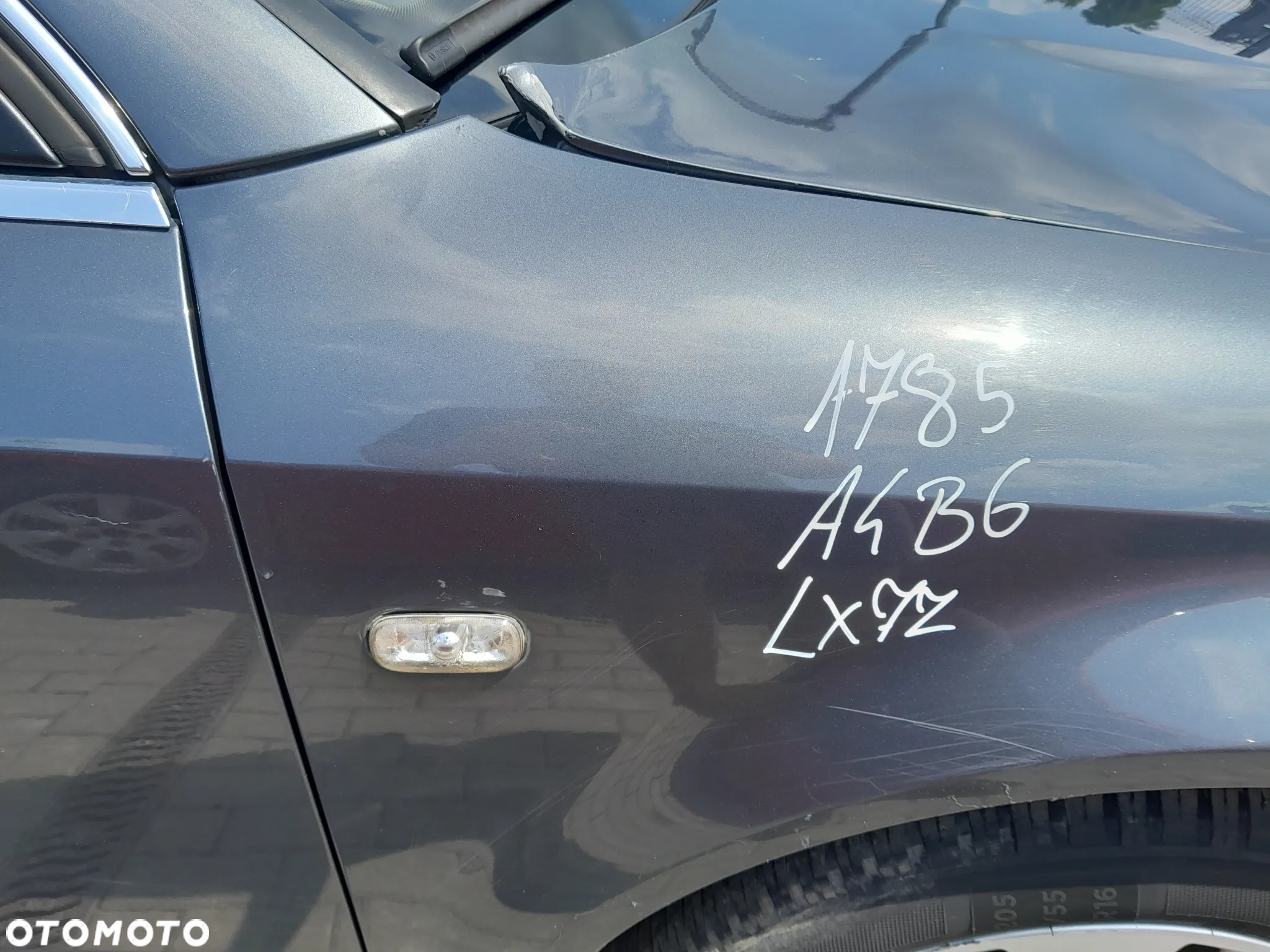 AUDI A4 B6 BŁOTNIK PRAWY PRZEDNI PRAWY PRZÓD KOLOR: LX7Z - 2