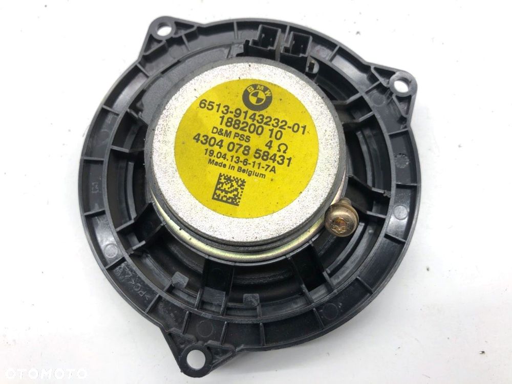 GŁOŚNIK  BMW X1 (E84) 2009 - 2015 sDrive 16 d 85 kW [116 KM] olej napędowy 2012 - 2015 9143232 - 2