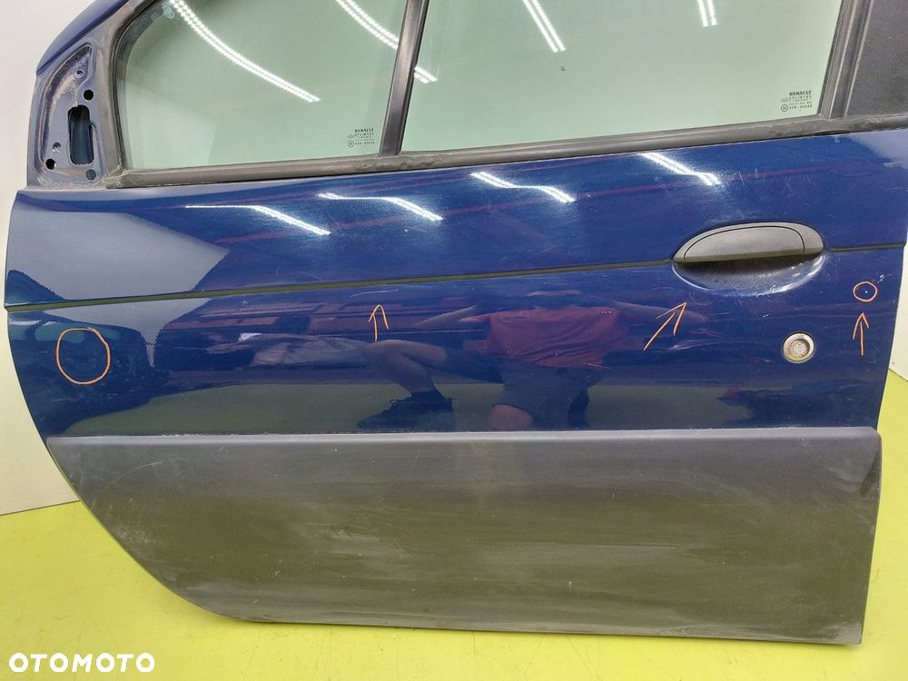 Drzwi przednie lewe przód RENAULT SCENIC I RX4 1997-2001 OV460 BEZ RDZY - 2