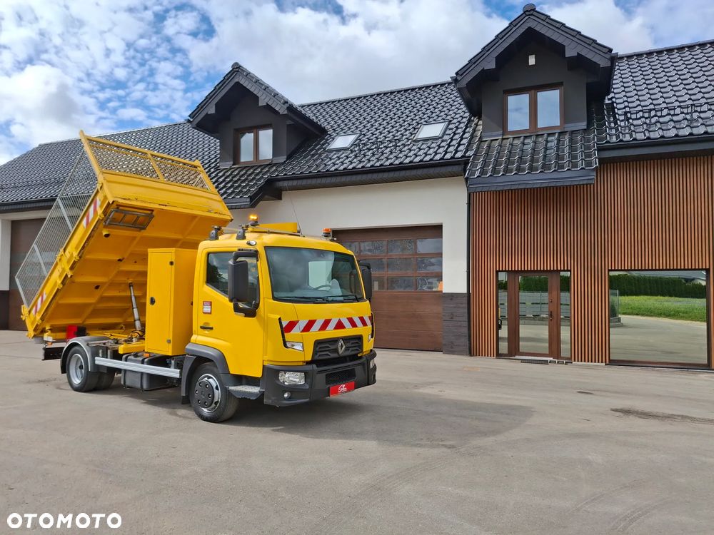 Renault D7.5 Wywrotka Kipper 3 Strony Hak Euro 6 2015r 3 Miejsca Skrzynia Dzielone Burty Bliźniak 7500 KG - 16