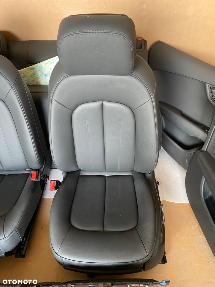 Audi A7 4G lift Fotel fotele komplet kanapa boczki tunel skóra grzane 38km - 16