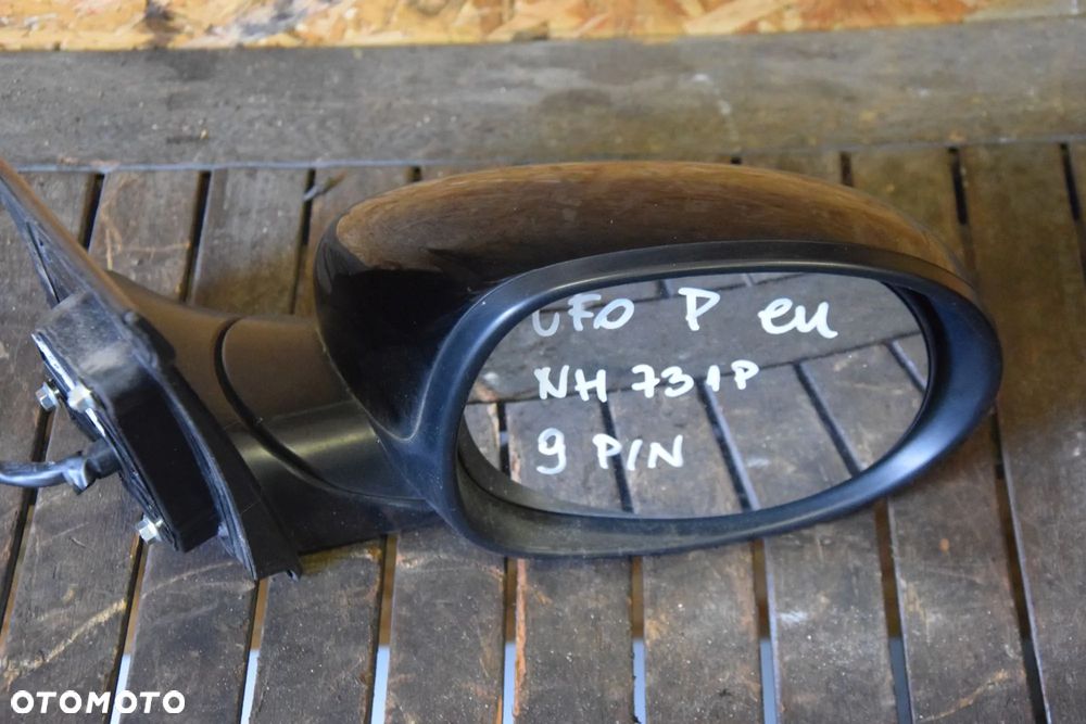 Honda Civic VIII UFO 06-11 Lusterko prawe 9PIN czarne NH731P składane EUROPA - 2