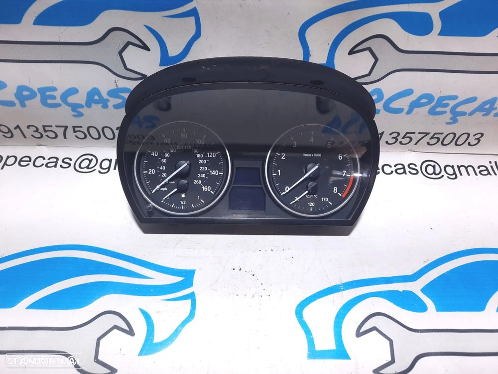 QUADRANTE MOSTRADORES PAINEL INSTRUMENTOS MPH KM SIEMENS BMW E92 COUPE 335I E90 E91 E93 3.0i 335i 959003060 9130228 01 IK9130228012 - 4