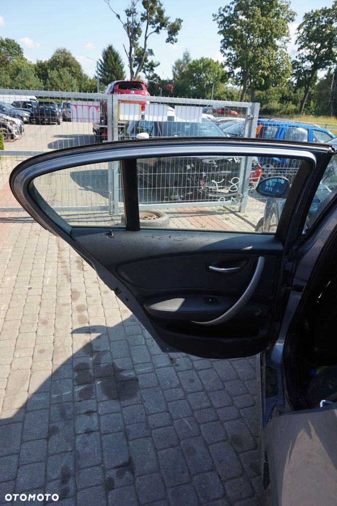 DRZWI TYLNE LEWE 1 E87 LIFT 5D HB A18  QUARZBLAU BMW 2007-2011 - 8