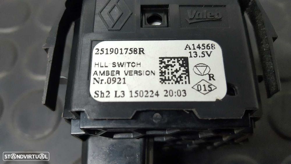 CONTROLE DE AJUSTE DE LUZES RENAULT TWINGO III DYNAMIQUE - 2