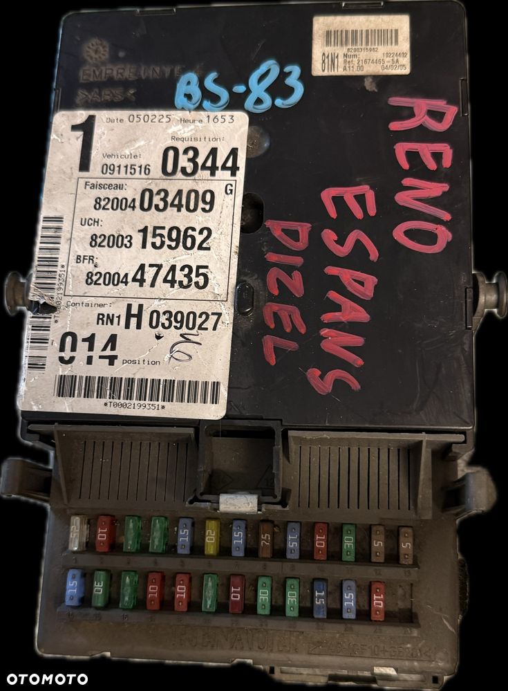 Sterownik Moduł Komfortu Komputer Renault 8200403409 - 1