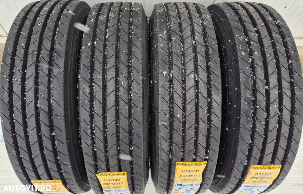 205/75 R17.5, 124M, GROUNDSPEED 14PR, Anvelope directie M+S - 2
