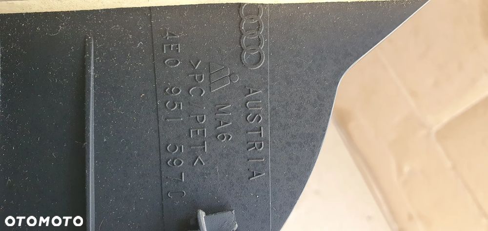 Osłona obudowa kolumny kierowniczej Audi A8 D3 4E0951597C 4E0951598 - 10