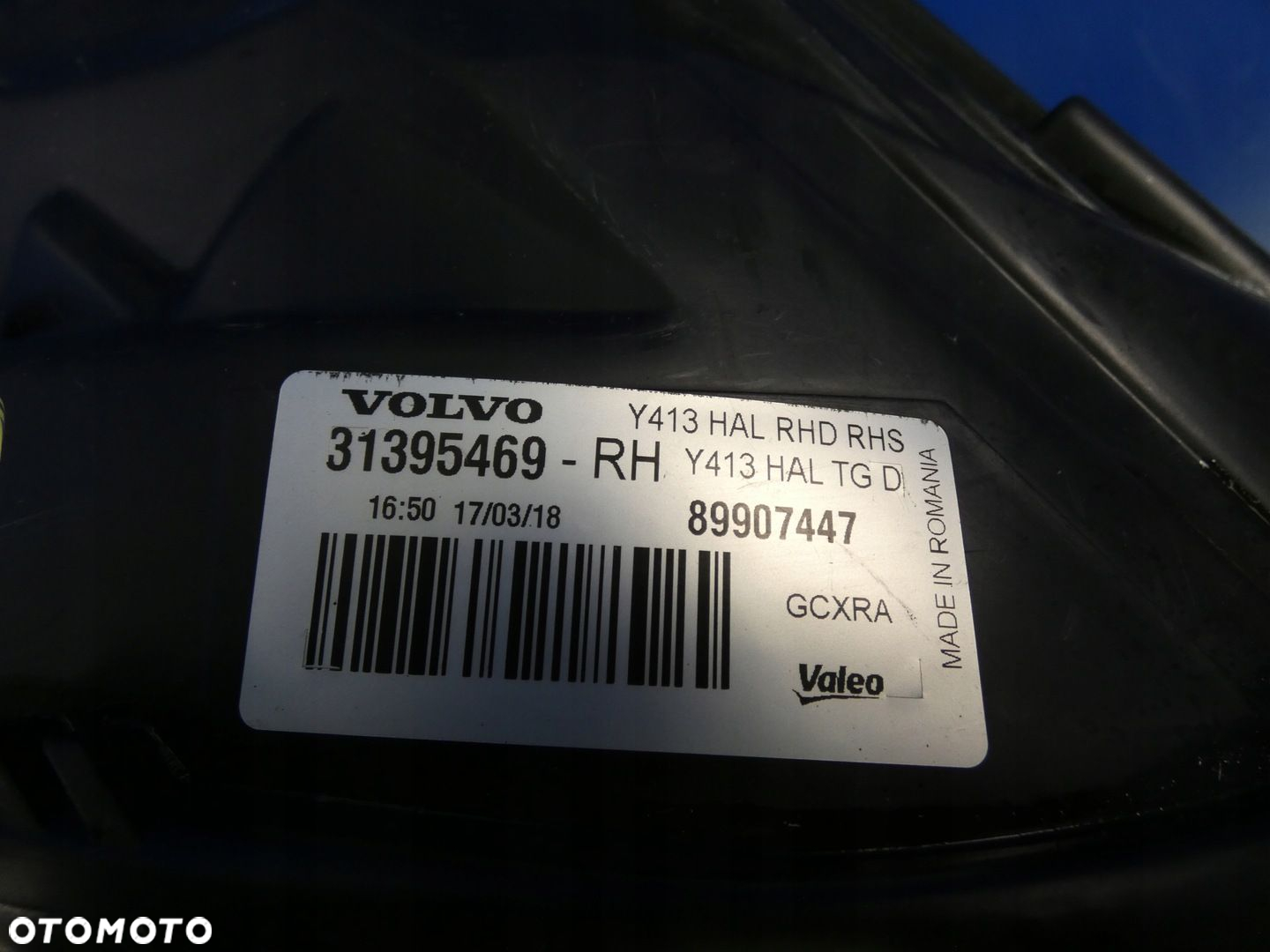 VOLVO XC60 I LAMPA PRAWY PRZÓD ZWYKŁA H7 - 3